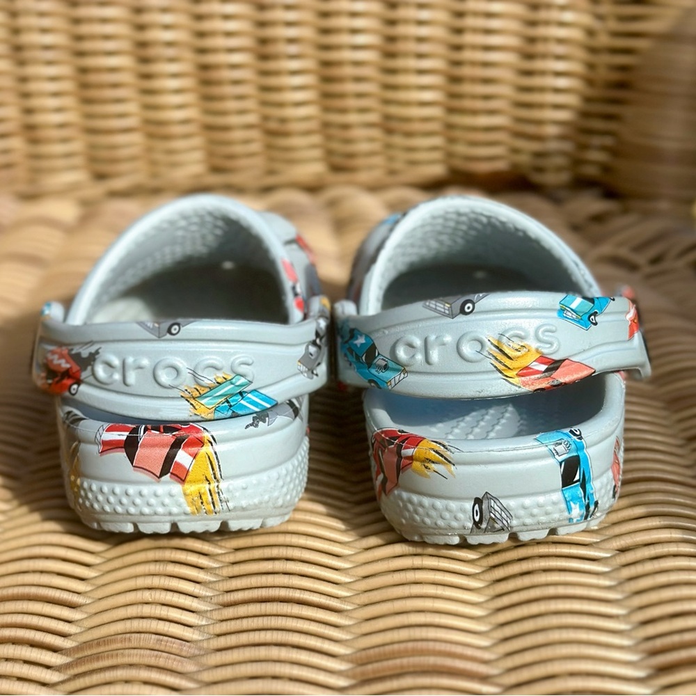 EUC CROCS Classic Racecar Clog - Toddler - Mirage - Picture 3 of 6